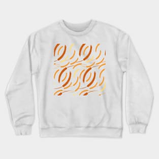 Pattern of wheat ears Crewneck Sweatshirt